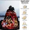 1pc Tupac, One Direction Blanket Soft All Season Throw with Vibrant Design, Perfect for Home, Travel, and Gifts, Ideal for Naps and Camping
