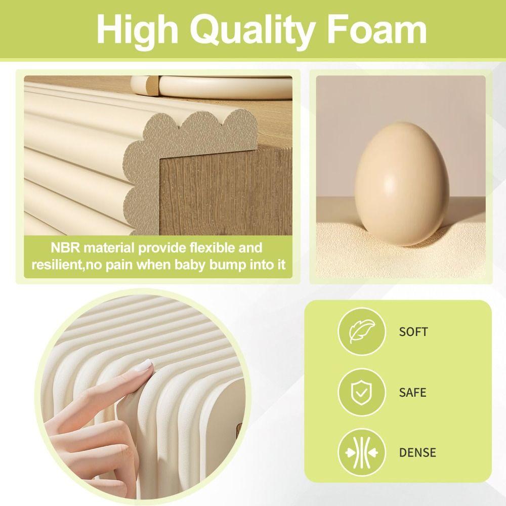Self Adhesive Desk Edge Guard Strip Baby Safety Wall Corner Protector  for Window Sill Bedside