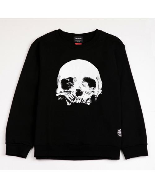 EIGHTVOLUME Ev Illusion Skull Crewneck