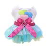Pet Dress Eye-catching Breathable Cotton Pretty Bow Knot Dog Skirt