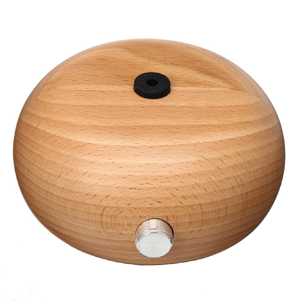 100V-240V AC Aromatherapy Pure Essential Oils Diffuser Air Nebulizer Humidifier Household Humidifier Glass + Wooden Air Appliance