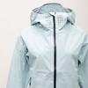 Sky Blue Softshell Jacket with Hood Black Zip Closure Woman ROSSIGNOL