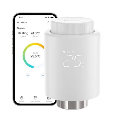 Компактный Дизайн Tuya Zigbee Привод Клапана Термостатического Клапана Радиатора Настраиваемое Расписание Контроллер Температуры