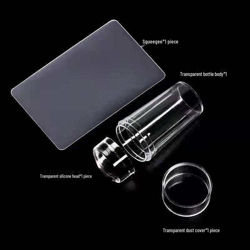 French Tip Silicone Nail Stamper: Nail Art Tool Set