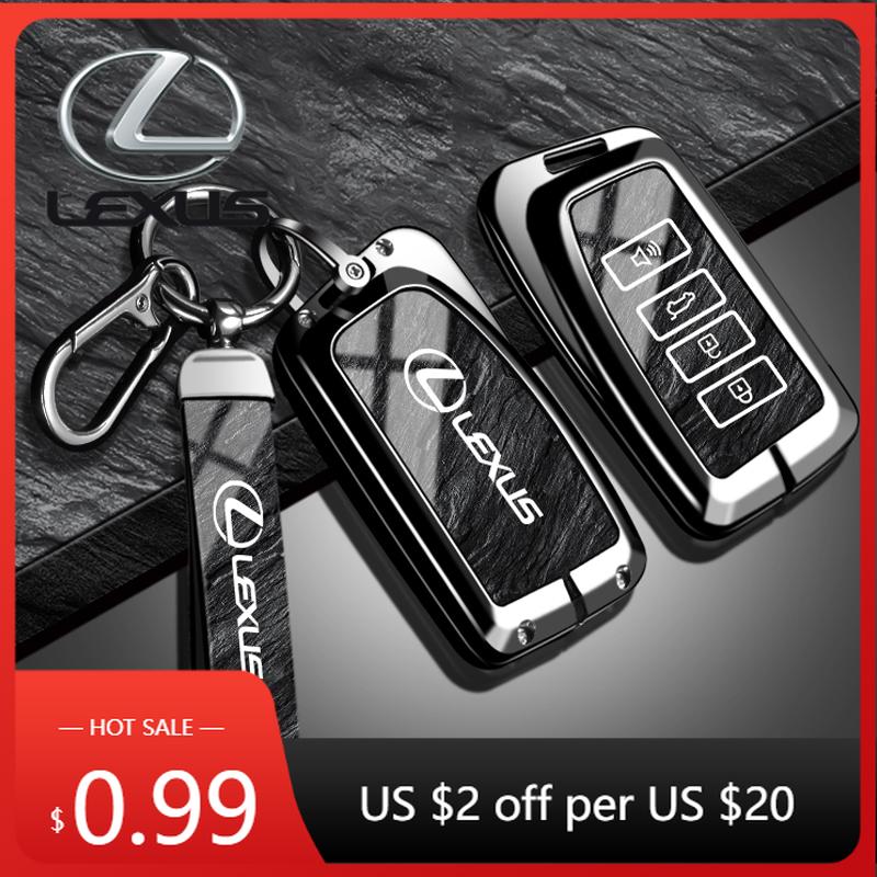 Interior Stickers Car Key Case Cover Shell Keychain Holder For Lexus RX350 NX300 Es300h Rx450h GS300 GX470 IS250 ES350 LX570 GX4