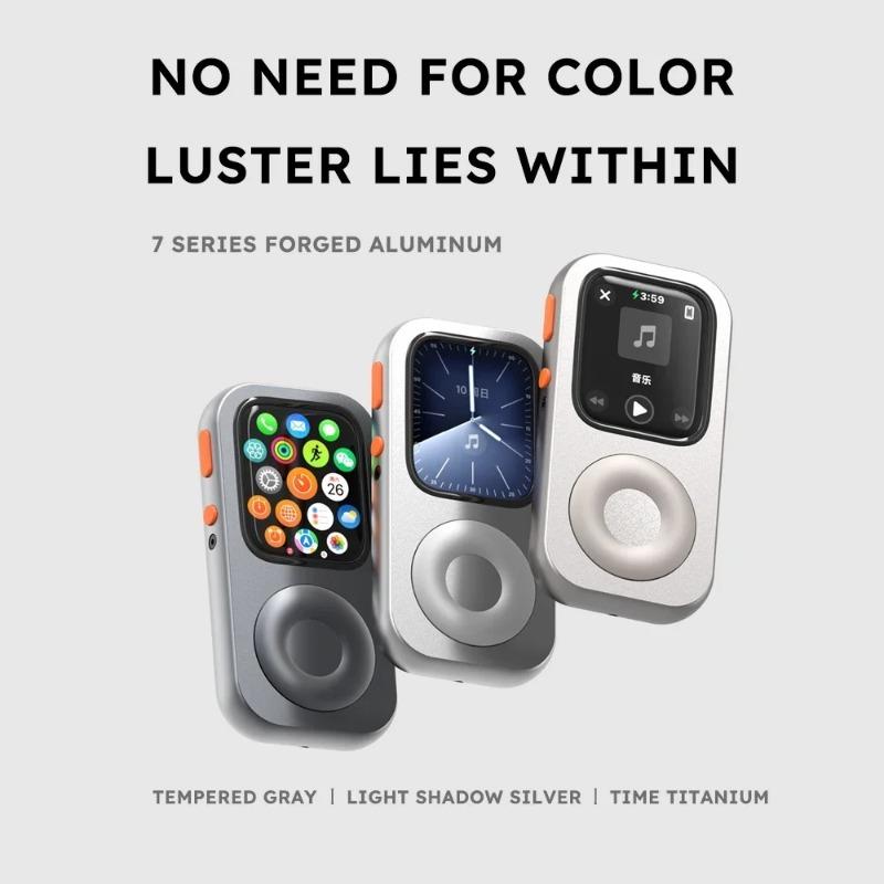 Алюминиевый чехол Iwatchpod для Apple Watch 9 8 7 6 5 4 SE Защитный чехол Поддержка Iwatch Расширяет IPod для IWatch 44 мм 45 мм Подарок