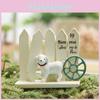 Dog Fence Garden Resin Figurine For Home Decor And Business Gift Promotions
