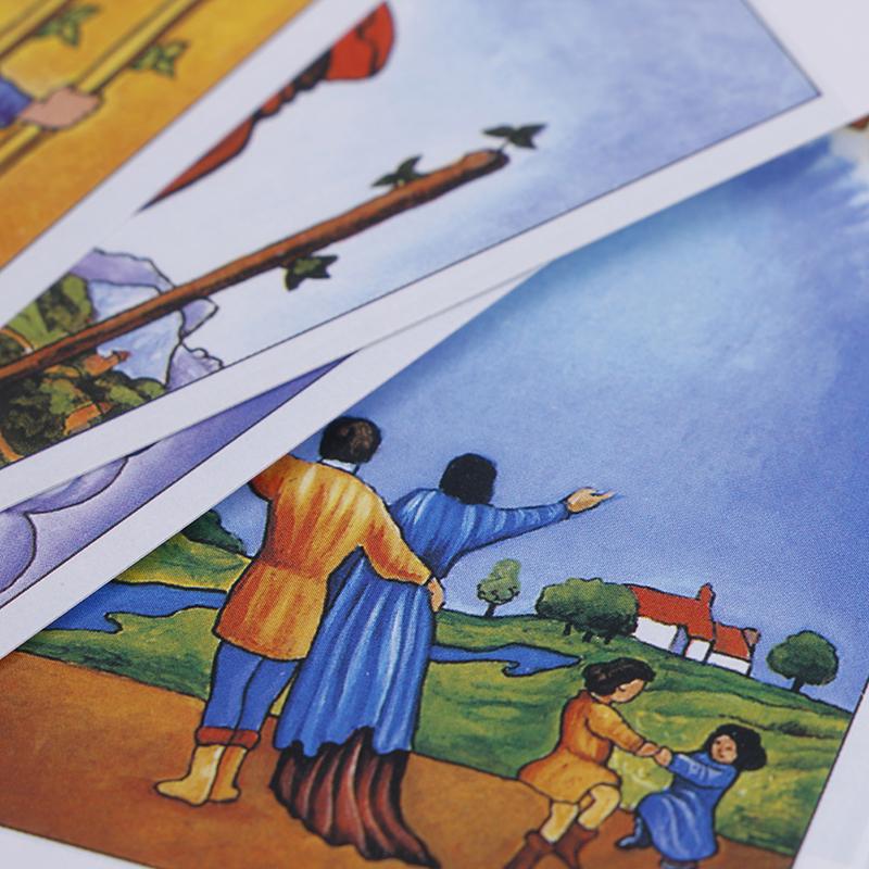 78 карт Rider Waite, оригинальная колода карт Таро, стандартный размер, инструкции