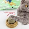 Cat Mint Wall Sticker Toy Rotating Ball Promotes Digestion Cat Grass Snacks Mint Sugar Grass Cat Licking Snacks Clean Teeth