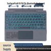 Чехол-клавиатура с подсветкой Bluetooth для Surface Pro 10/11 с отделением для стилуса и магнитным креплением