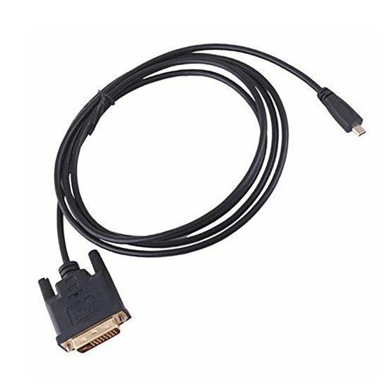 DOONJIEY 0.3/1/1.8m Gold HDMI-compatible to DVI Plated Micro 24+1Pin Adapter Cable for HDTV