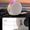 С подсветкой RGB Мини Bluetooth динамик 2-в-1 Портативный сабвуфер Беспроводной звуковой ящик для вечеринок