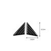 Carbon Fiber Door Window A-Pillar Side Cover Trim For Dodge Challenger 2015-