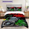 Rat Finks Wild Ride Three-piece set (1 * duvet cover + 2 * pillowcase, without core) 2D Flat Soft and comfortable Duvet cover and pillowcase