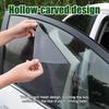 4PCS Car Side Window Sunshade, Static Cling Auto Shade Sticker To Block Sun Glare Heat UV Rays, Reuseable Washable Sun Shade Films, Universal Car