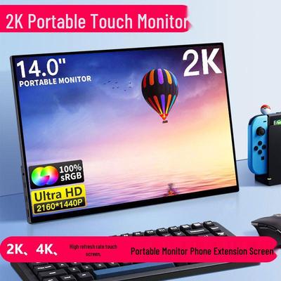 14/15,6-дюймовый 4K IPS 144 Гц Портативный сенсорный монитор для ноутбуков и Switch