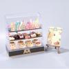 1:12 Scale Dollhouse Cake Case Furniture Mini Food  Bread Stand  DIY Accessories