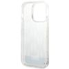 Karl Lagerfeld Klhcp14Llmnms Iphone 14 Pro 6,1 Жесткий чехол Серебряный/Silver Жидкий глиттер Монограмма
