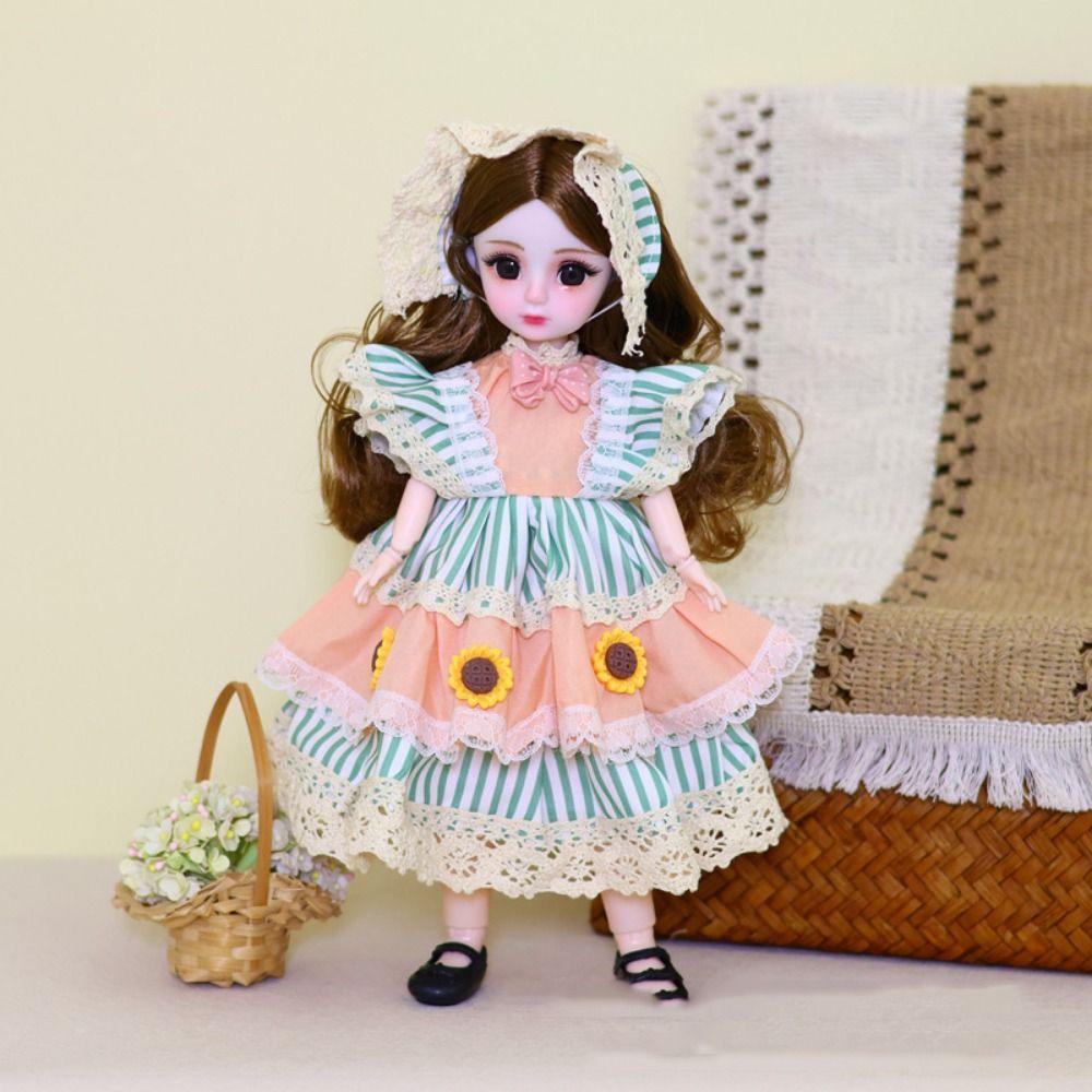 1/6 SD 30 см Bjd кукла с одеждой Привлекательные глаза Принцесса макияж Шарнирная кукла Малыш