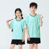 Kids Quick-Dry Breathable Badminton Table Tennis Set - Unisex Short Sleeve Shirt Shorts Children Sport Wear