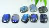 Радужный синий лабрадорит огранки октагон 17X22 мм, отдельные драгоценные камни, лот из 8 шт. LM-1163