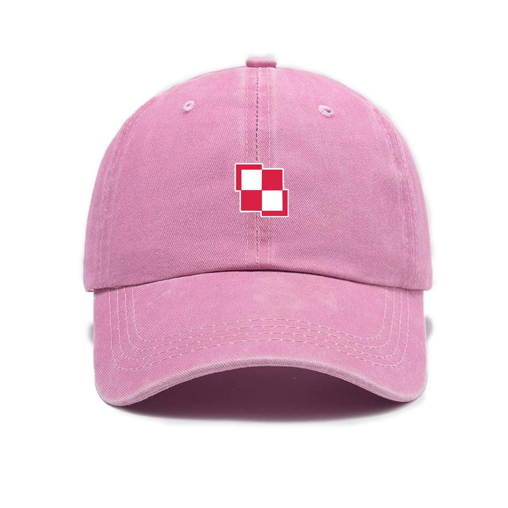 Simple and versatile retro old printed washed soft top sunshade baseball cap Unisex baseball cap