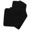 Tapis De Sol - Seat - Cordoba II - Velours Noir - 4 Pièces - Ajustement Précis
