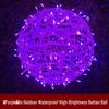 Outdoor Waterproof LED Rattan Ball String Lights for Tree Decoration and Festival Ambiance