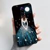 Чехол с рисунком для Sony Xperia 1 / Xperia XZ4 Funda Capa Мягкий силиконовый черный корпус Чехол Милый Цветок Мультяшный Корпус Coque