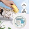 White Shoe Cleaner Cream Safe Ingredients Cleaning Paste Easy To Use Sponge Applicator