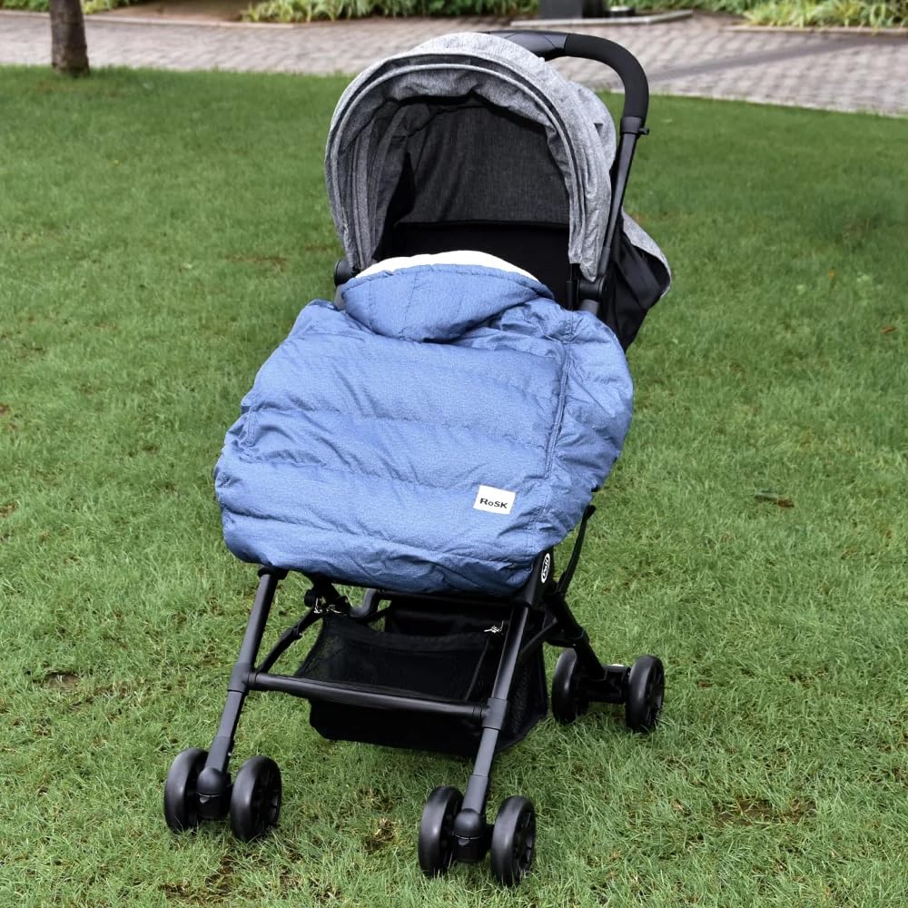 Rosk Down Легкая накидка из теплого пуха Универсальная для детской машины Угольный чехол, материал, переноски, коляски, сиденья и т. д.. AS00178-CH