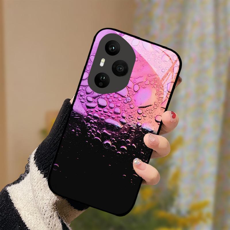 Закаленное Стекло Чехол Для Телефона Для Honor 400 Pro Honor400 Lite 5G Чехол Роскошный Расписной Жесткий ПК Fundas Ударопрочный Защитный Корпус