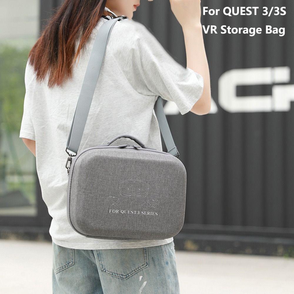 Сумка для хранения VR-очков с защитой от царапин с плечевым ремнем Защитная коробка для аксессуаров VR QUEST 3/3S