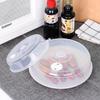Japan KOMEKI Microwave-Safe Oil-Tight Lid - Multipurpose, Transparent, Easy-to-Clean, Heat-Resistant PP Round Cover