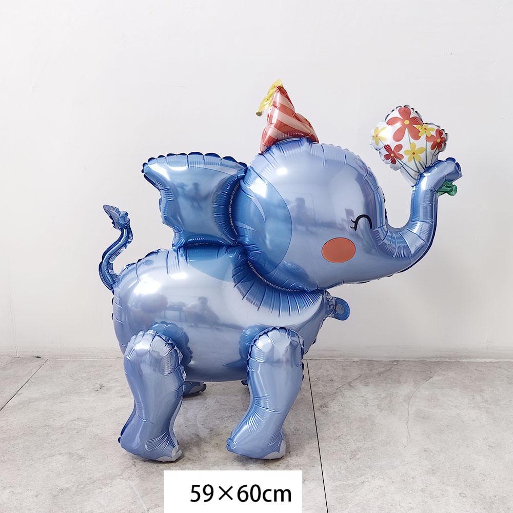 Jungle Safari Animal Kids Birthday Decorations Lions Tigers Giraffes Cake Topper Balloon Banner Party Baby Shower Supplies