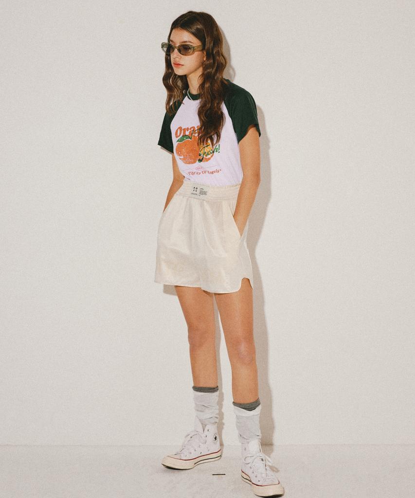 PAKKE Bite Som Tie Shorts (Ivory)