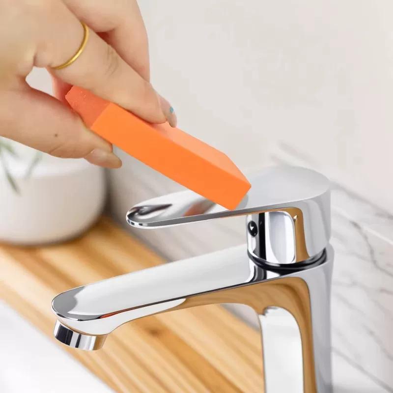 Stain Eraser Rubber Cleaning Block Rust Limescale Remover Eraser for Kitchen Pot Faucet Household Cleaning Tool