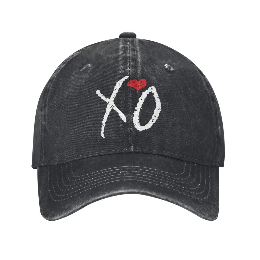 Унисекс Кепки с логотипом музыкального тура The Weeknd XO Аксессуары Бейсболка Классическая Тракер Регулируемая