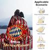 Bayern Munich Customize Your Name Blanket Lightweight Personalized Blanket Comfortable Versatile for Chair Seaside Bed Picnics All-Season Use