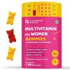Carbamide Forte Multivitamin Gummies for Women | Multivitamin for Women' S Hair, Skin & Nails, with Biotin| 23 Ingredients - 60 Veg Gummies