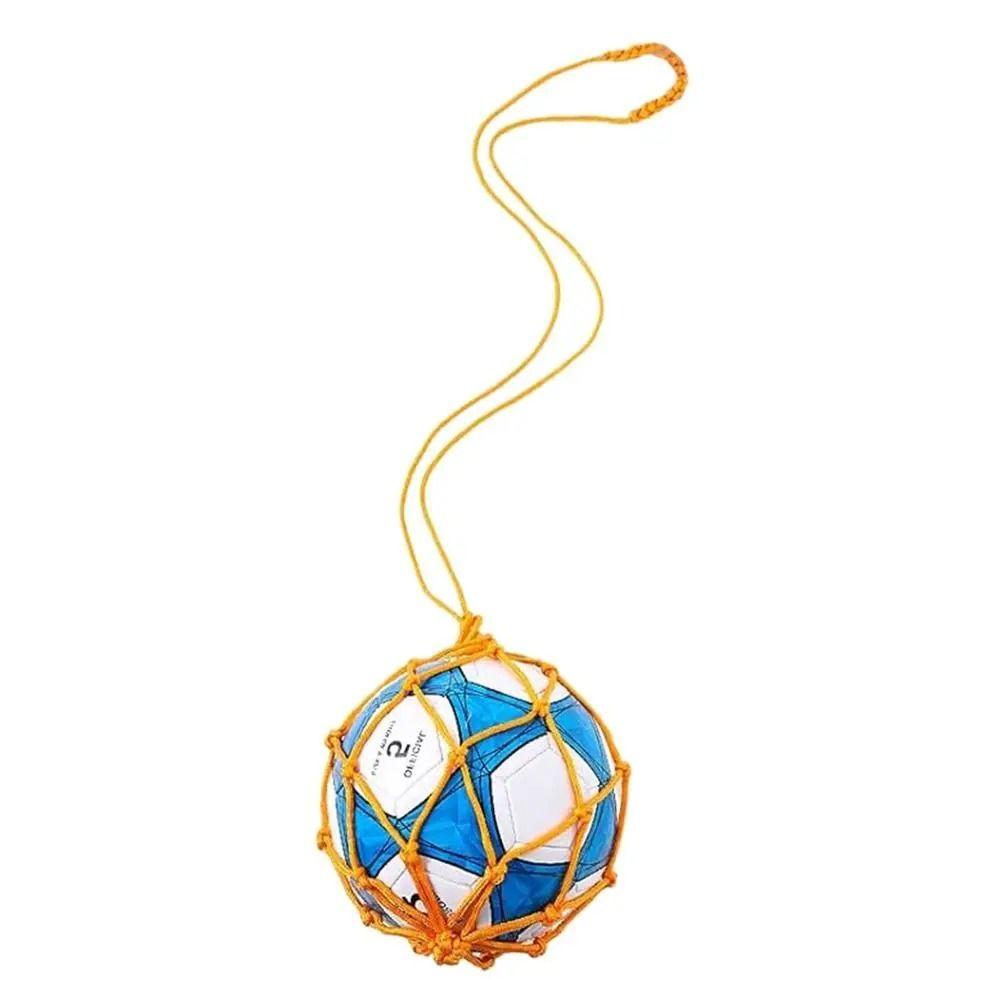 Нейлоновая сетка для тренировки ударов по футболу, карман, сетчатая сумка, футбольный тренажер для самостоятельных тренировок, сетка-карман для ударов, тренажер