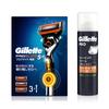 Основной блок Gillette Proglide Power с 3 запасными пенами для бритья 245 г Бритвенный станок для чувствительной кожи (с лезвиями) + [Покупка комплекта] Мужской