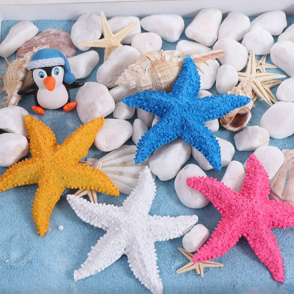Cute Simulation Starfish Resin Sea Stars Decoration Home Decoration Starfish Ornaments  Party