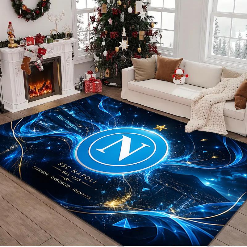 1PC rug S.S.C. Football Club Logo Carpet, Chair Rug,Area Rug for Office Bedroom living rooms bedroom, Doormat decor Christmas fan gifts