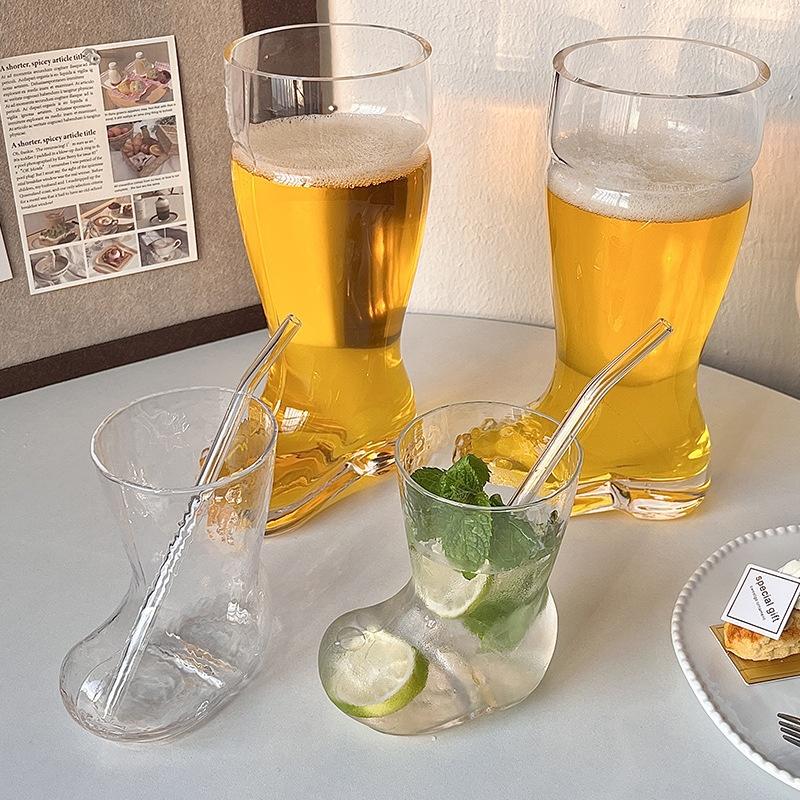 Ботинок Бокал Коктейль Пивная Чашка Молоко Чай Чашки Простые Сокосодержащие Напитки Кружка Посуда Кофе Латте Чашки Бокалы Для Вина Бутылки Для Воды