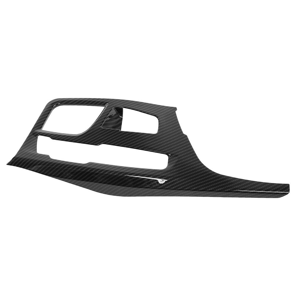 Carbon Fiber Style Center Console Gear Shift Panel Cover Trim for 5 Series G30 2017‑2018