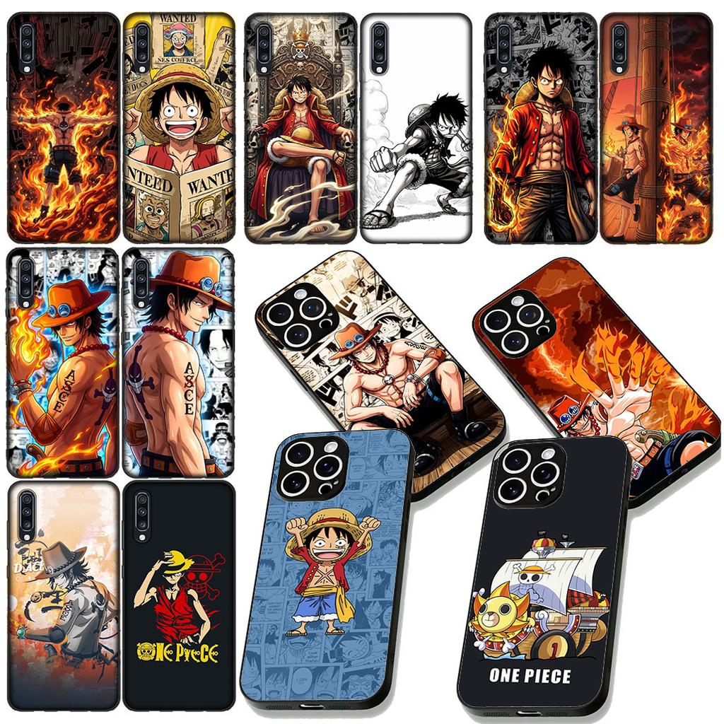 Portgas Ace One Piece Luffy Phone Cover for Motorola Moto E13 E20 E32 E22 E14 E15 G32 G60 G72 G7 G8 G82 G9 Plus Power Case