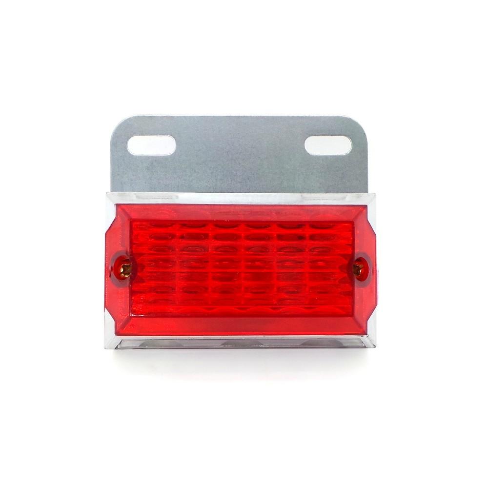 LED Marker Light 12-24V 4 Functions Red, Off-Road
