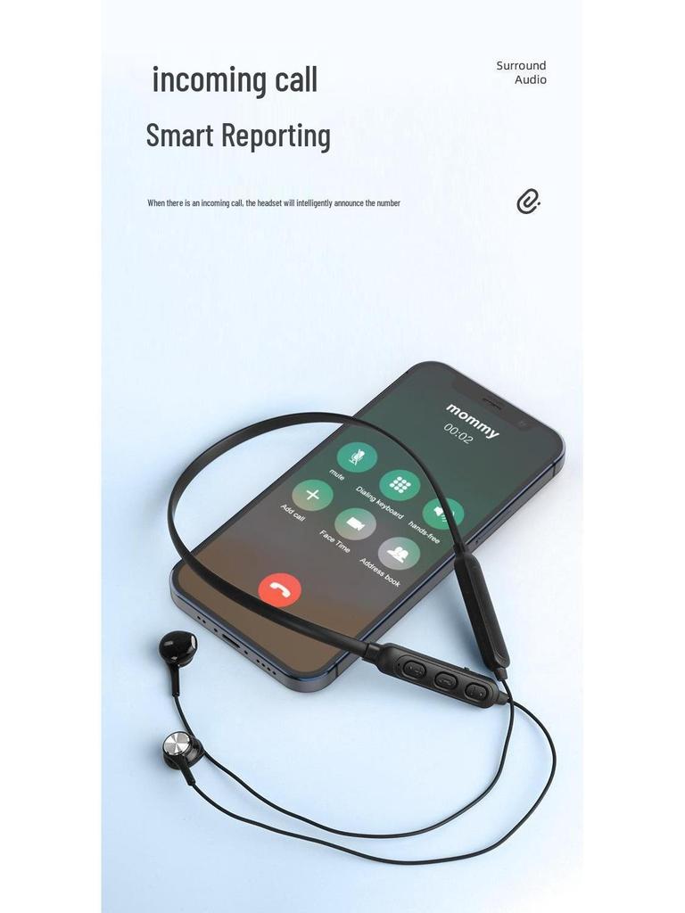 G05 Bluetooth-наушники с креплением на шею: Магнитное крепление, Длительное время работы от аккумулятора, Превосходное звучание, HD-звонки