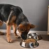 15/18/22CM Stainless Steel Dog Bowls,Lovely Pet Food Water Drink Dishes Feeder For Cat Puppy Dog Multi-Specification Anti-fall